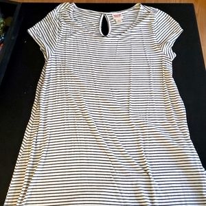Striped t shirt dress